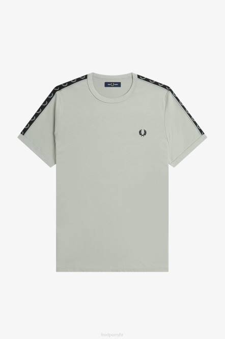 Fred Perry muškarci kontrastna traka ringer t-shirt N42N586 odjeća vapnenac/crna