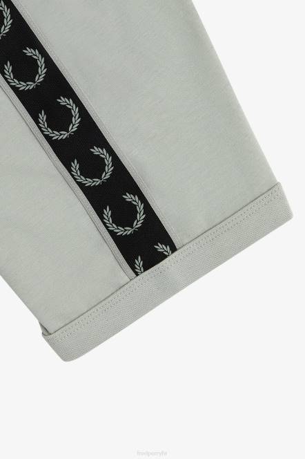 Fred Perry muškarci kontrastna traka ringer t-shirt N42N586 odjeća vapnenac/crna