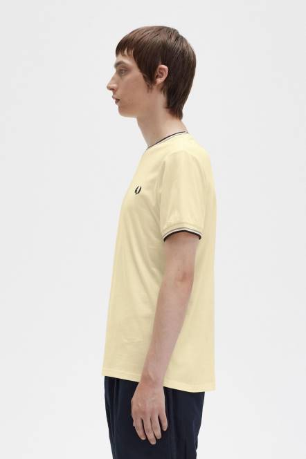 Fred Perry muškarci majica s dva vrha N42N481 odjeća sladoled