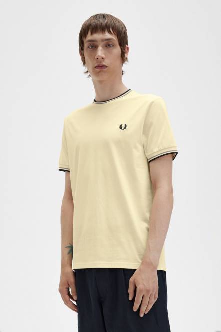 Fred Perry muškarci majica s dva vrha N42N481 odjeća sladoled