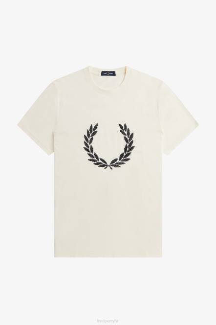 Fred Perry muškarci majica s križićima N42N554 odjeća ekru
