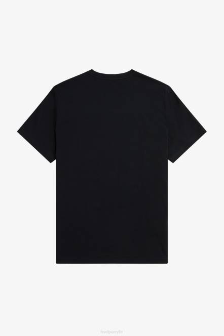Fred Perry muškarci majica s lovorovim vijencem N42N543 odjeća crno