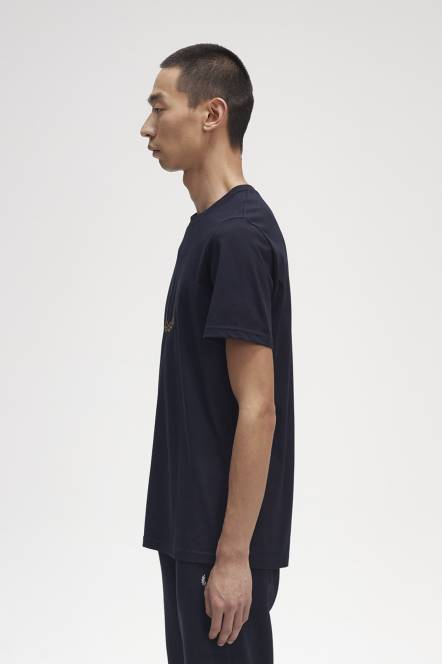 Fred Perry muškarci majica s lovorovim vijencem N42N556 odjeća mornarica