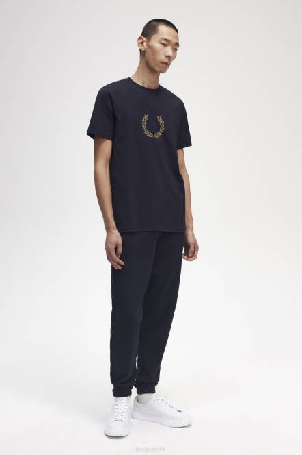 Fred Perry muškarci majica s lovorovim vijencem N42N556 odjeća mornarica