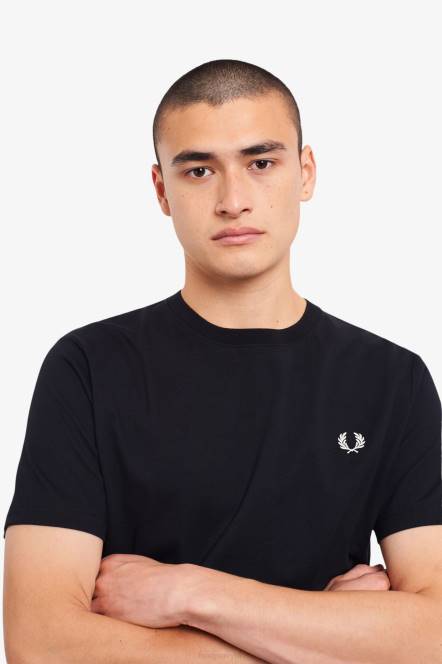 Fred Perry muškarci majica s okruglim izrezom N42N522 odjeća crno