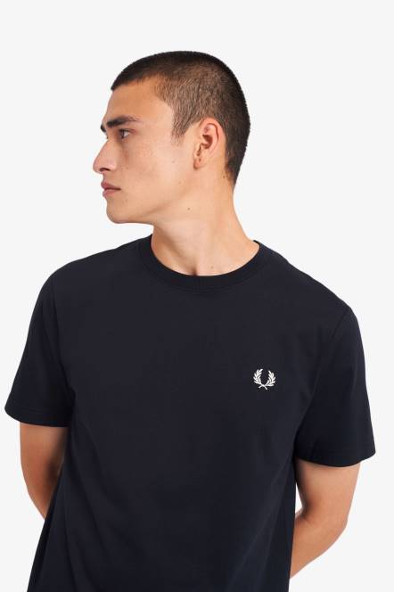 Fred Perry muškarci majica s okruglim izrezom N42N547 odjeća mornarica