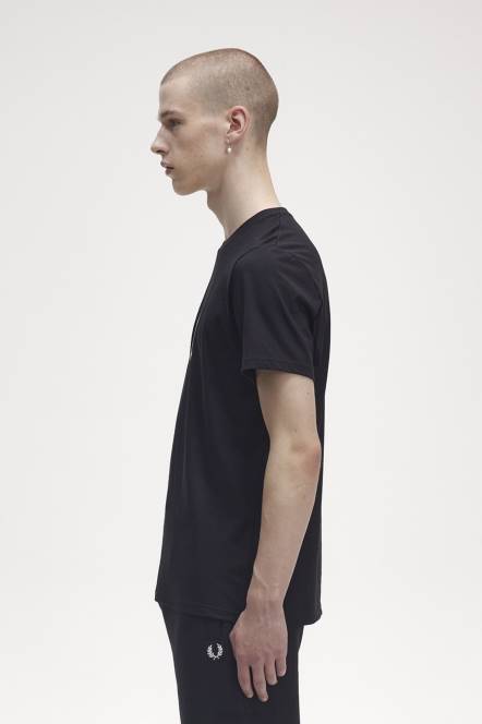 Fred Perry muškarci majica s oznakom kruga N42N530 odjeća crno