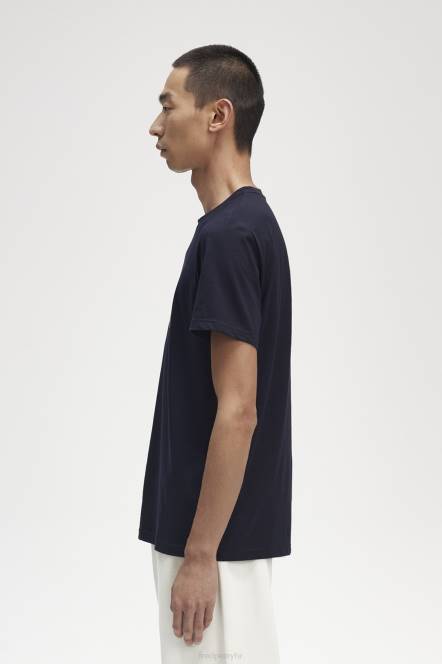 Fred Perry muškarci majica s oznakom kruga N42N565 odjeća mornarica