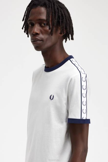 Fred Perry muškarci oblijepljena ringer majica N42N517 odjeća Snjeguljica