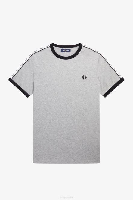 Fred Perry muškarci oblijepljena ringer majica N42N558 odjeća čelični lapor