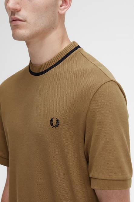 Fred Perry muškarci pike majica s okruglim izrezom N42N572 odjeća osjenčani kamen