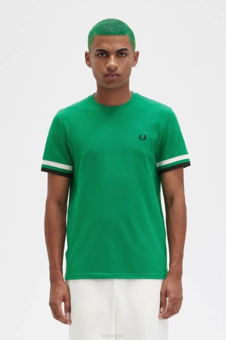 Fred Perry muškarci pike majica s podebljanim vrhovima N42N492 odjeća zelena