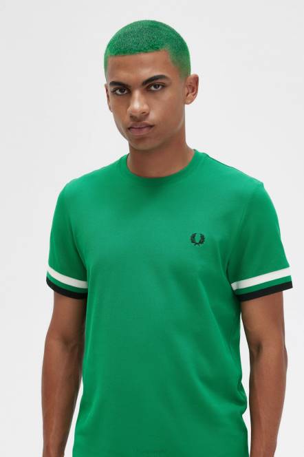Fred Perry muškarci pike majica s podebljanim vrhovima N42N492 odjeća zelena