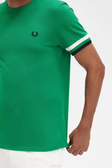 Fred Perry muškarci pike majica s podebljanim vrhovima N42N492 odjeća zelena