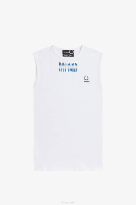 Fred Perry muškarci prsluk s printom N42N538 odjeća goji bobice