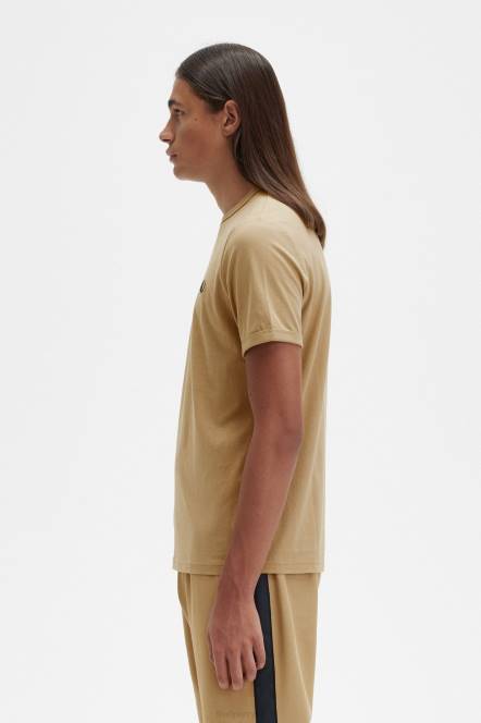 Fred Perry muškarci ringer majica N42N493 odjeća topli kamen