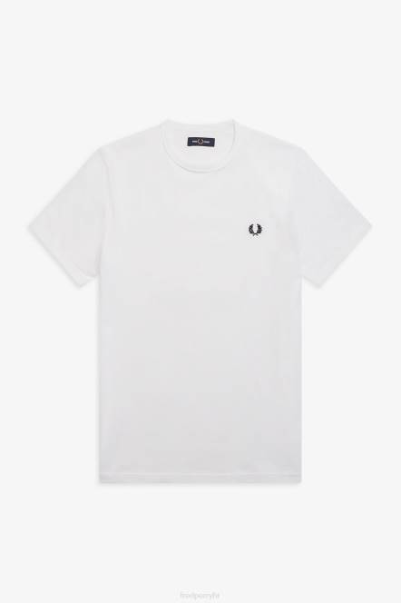 Fred Perry muškarci ringer majica N42N500 odjeća bijela