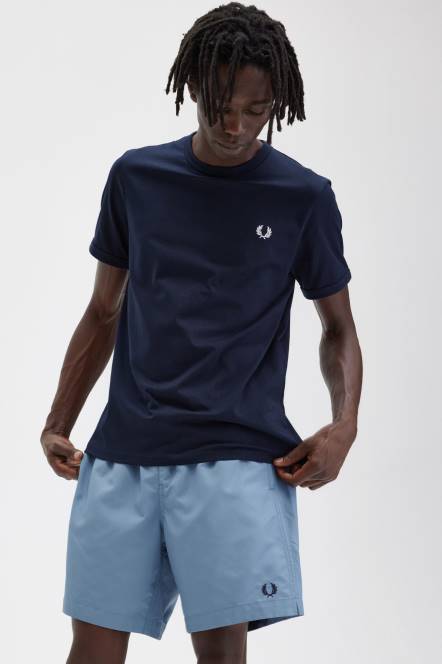 Fred Perry muškarci ringer majica N42N504 odjeća mornarica