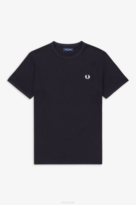 Fred Perry muškarci ringer majica N42N504 odjeća mornarica
