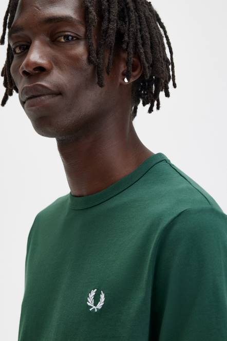 Fred Perry muškarci ringer majica N42N507 odjeća bršljan zelena