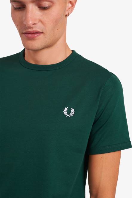 Fred Perry muškarci ringer majica N42N507 odjeća bršljan zelena