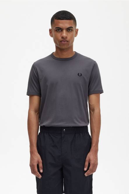 Fred Perry muškarci ringer majica N42N524 odjeća kovčeg