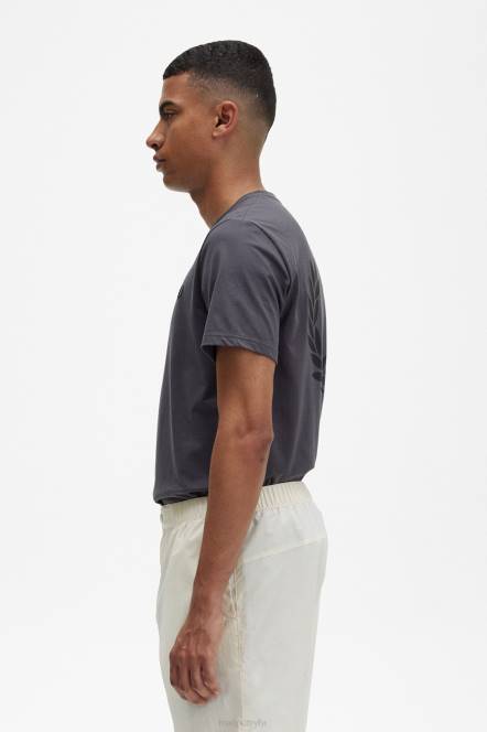 Fred Perry muškarci stražnja grafička majica N42N544 odjeća kovčeg