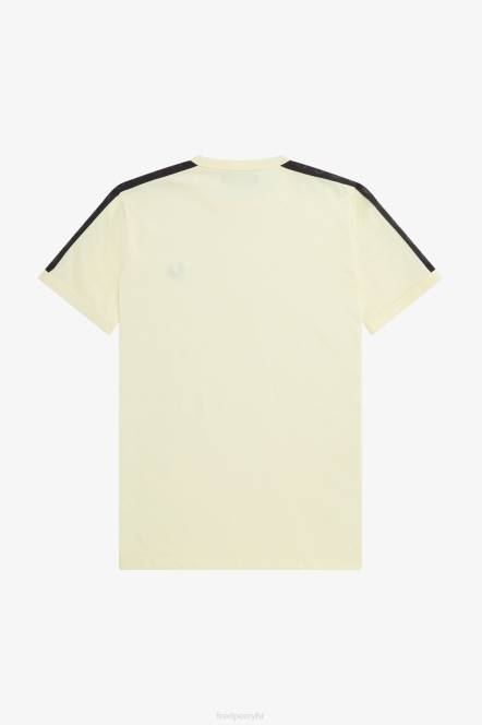 Fred Perry muškarci tonska vrpca ringer t-shirt N42N495 odjeća sladoled/crna