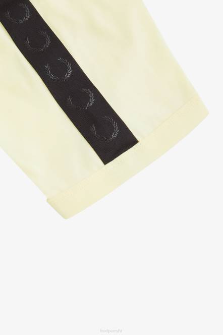 Fred Perry muškarci tonska vrpca ringer t-shirt N42N495 odjeća sladoled/crna