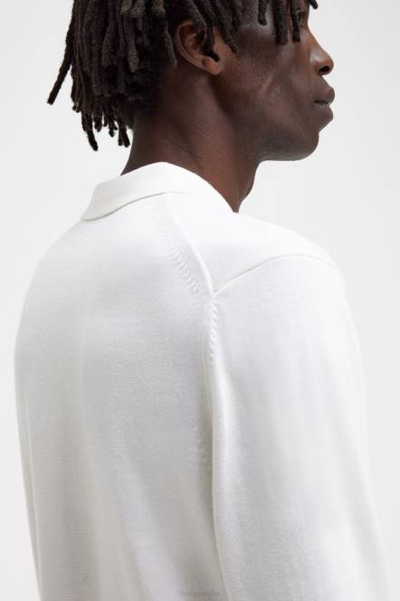 Fred Perry muškarci klasična pletena košulja dugih rukava N42N458 odjeća Snjeguljica