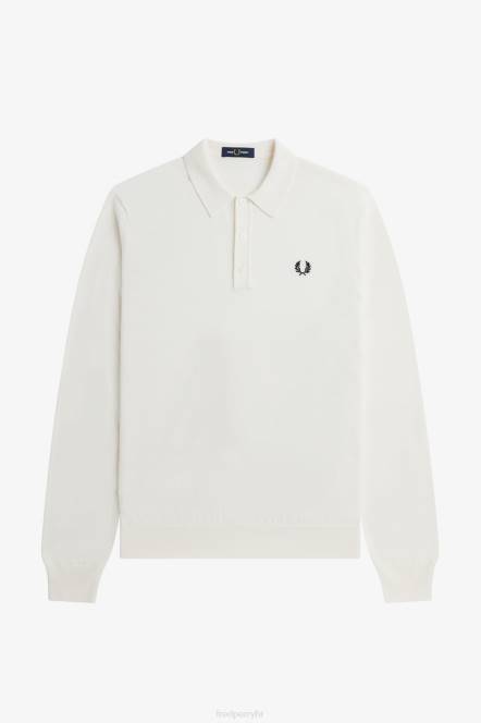 Fred Perry muškarci klasična pletena košulja dugih rukava N42N458 odjeća Snjeguljica