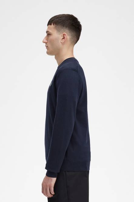 Fred Perry muškarci klasični džemper s v izrezom N42N462 odjeća mornarica