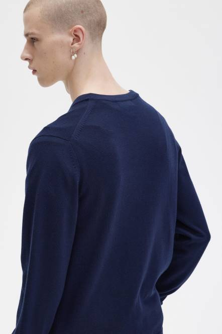 Fred Perry muškarci klasični kardigan N42N446 odjeća mornarica