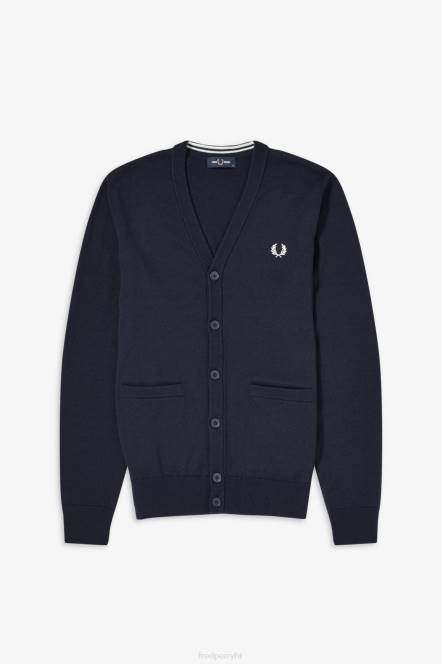 Fred Perry muškarci klasični kardigan N42N446 odjeća mornarica