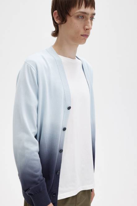 Fred Perry muškarci ombre kardigan N42N441 odjeća lagani led