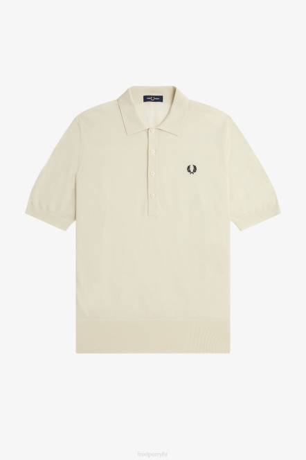 Fred Perry muškarci pletena majica kratkih rukava N42N469 odjeća zobena kaša