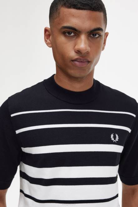Fred Perry muškarci prugasta pletena majica N42N449 odjeća Snjeguljica