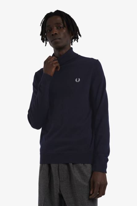 Fred Perry muškarci rol neck jumper N42N471 odjeća mornarica