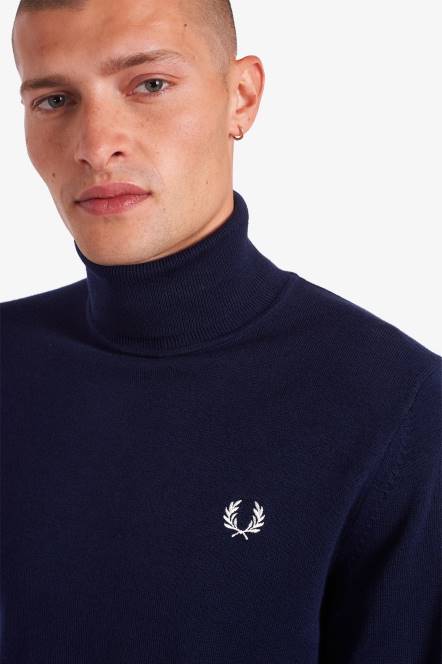 Fred Perry muškarci rol neck jumper N42N471 odjeća mornarica