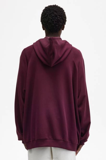 Fred Perry muškarci majica s kapuljačom s printom N42N408 odjeća crno