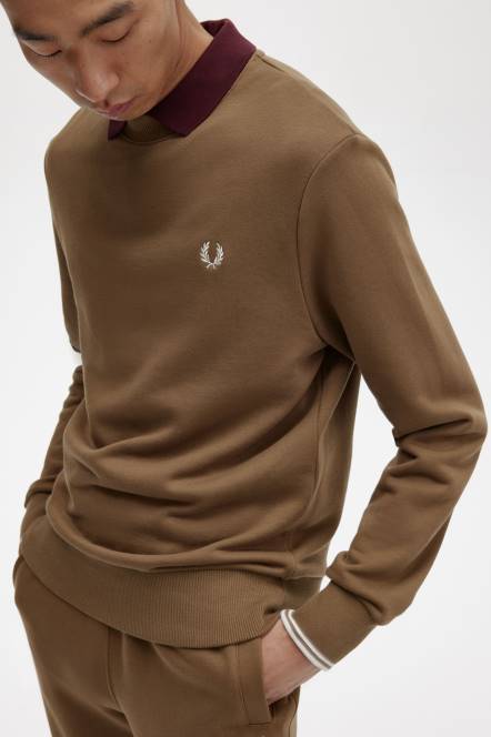 Fred Perry muškarci majica s okruglim izrezom N42N36 odjeća osjenčani kamen