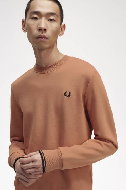 Fred Perry muškarci majica s okruglim izrezom N42N423 odjeća lagana hrđa