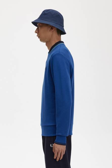 Fred Perry muškarci majica s okruglim izrezom N42N424 odjeća osjenčani kobalt