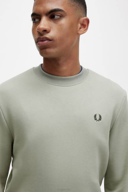 Fred Perry muškarci majica s okruglim izrezom N42N426 odjeća morska trava