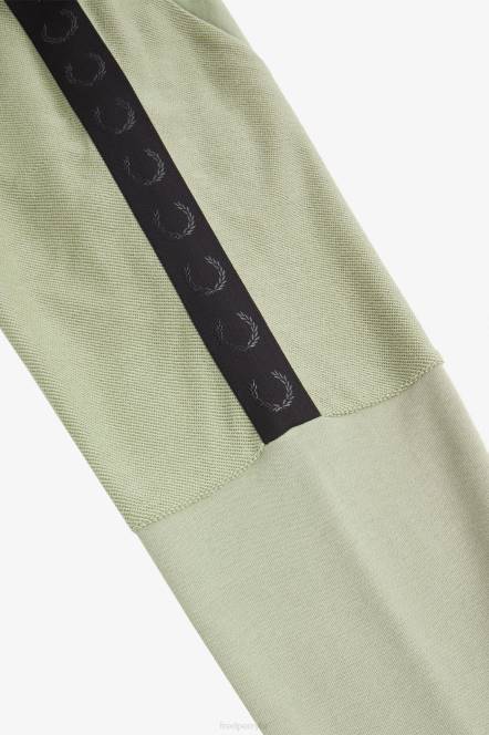 Fred Perry muškarci majica s poluzatvaračem s kružnim brendiranjem N42N385 odjeća morska trava