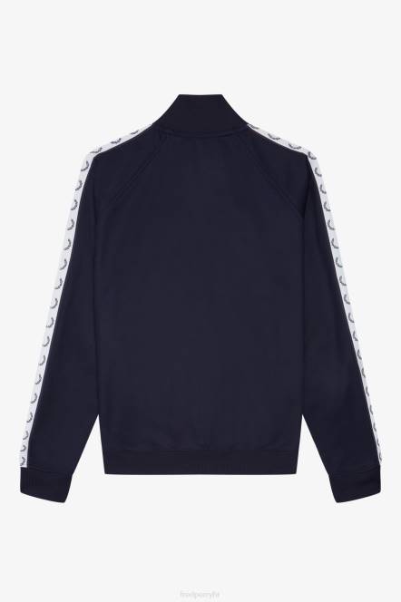 Fred Perry muškarci oblijepljena trenirka N42N10 odjeća karbonsko plava