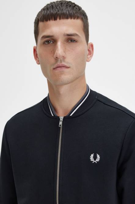 Fred Perry muškarci patentni zatvarač kroz trenirku N42N399 odjeća topli kamen