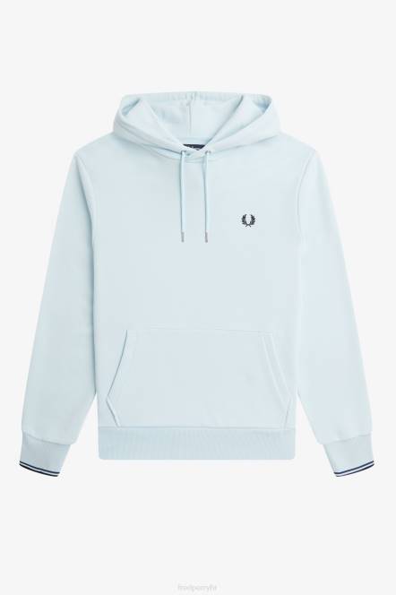 Fred Perry muškarci trenirka s kapuljačom s vrhom N42N381 odjeća lagani led