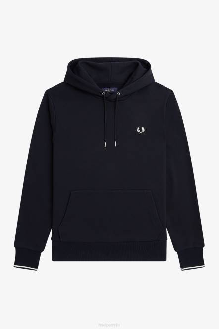 Fred Perry muškarci trenirka s kapuljačom s vrhom N42N386 odjeća mornarica