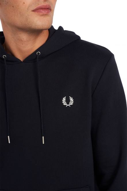Fred Perry muškarci trenirka s kapuljačom s vrhom N42N386 odjeća mornarica